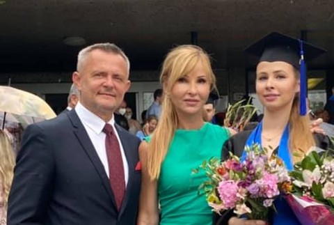 Vilo Rozboril s manželkou Sandrou a jej dcérou Ninou