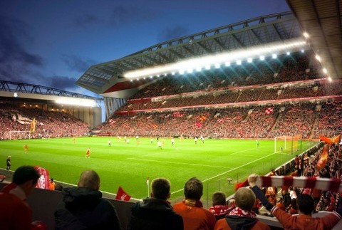 Vynovený štadión na Anfield road