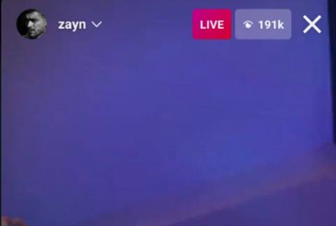 Zayn Malik a live stream s pivom