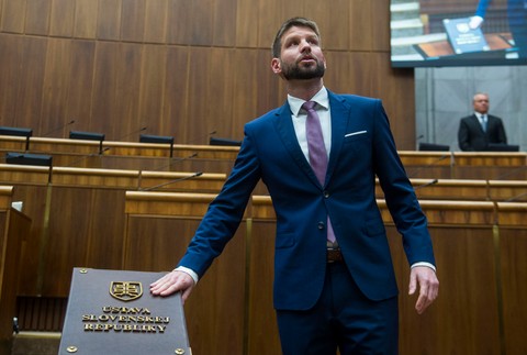 podpredseda NR SR Michal Šimečka Progresívne Slovensko PS