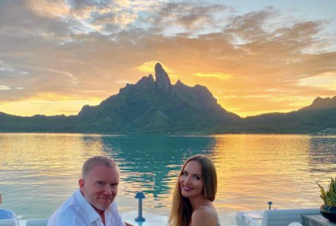 Michael Hall a Lucia Oškerová