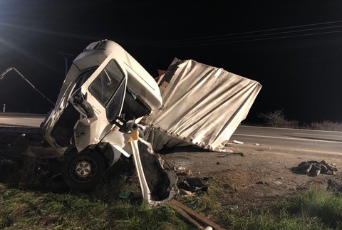 Vážna dopravná nehoda pri Košiciach. Z dodavky ostal šrot