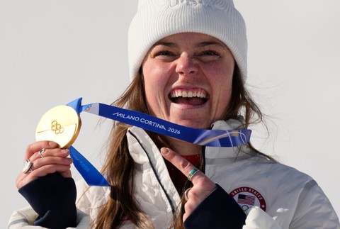 Americká lyžiarka Breezy Johnson