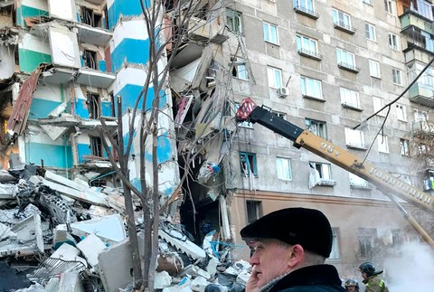 Zrútenie budovy v Rusku