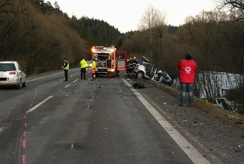 Nehoda za Liptovským Hrádkom 