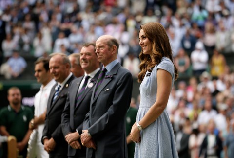 Kate na Wimbledone