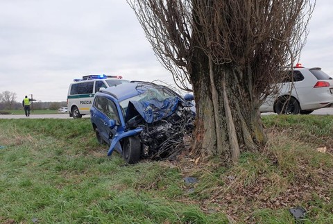 Tragická nehoda v Trnavskom kraji, vodič bol na mieste mŕtvy 