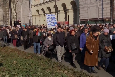 madarsko sudcovia protest 2