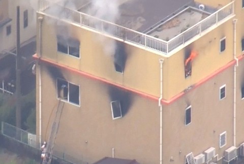 Štúdio animovaného filmu zachvátil požiar. Najmenej 10 ľudí zomrelo