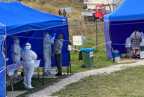 Testovanie v  osade Žehra