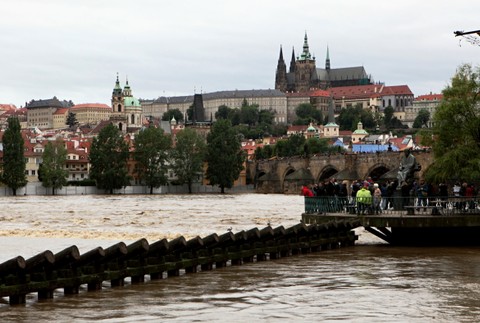 ČR Česká republika povodne Praha 3