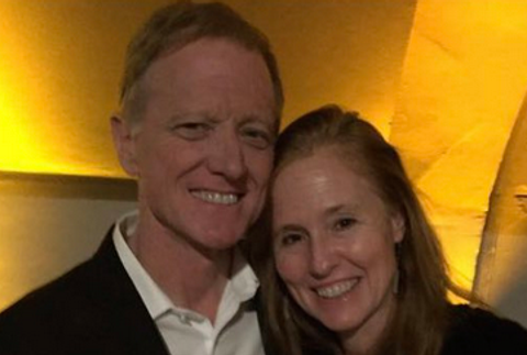 James Redford s manželkou