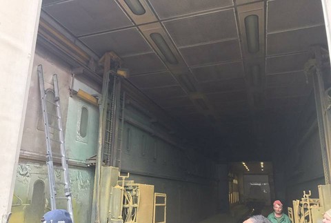 Požiar lakovne v Trnave