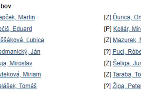 hlasovanie k interupciám Nezaradení poslanci