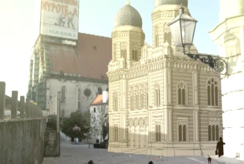 synagóga Bratislava animácia 2