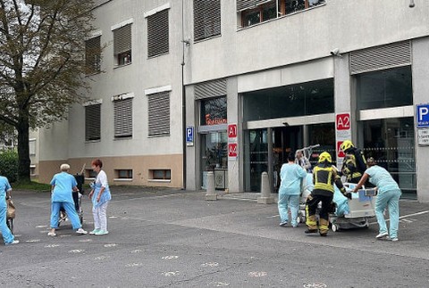 Požiar nemocnice praha 6