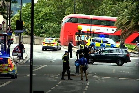 nehoda pri Westminsterskom parlamente