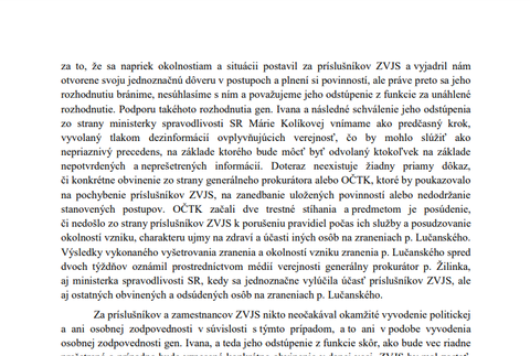 Otvorený list k aktuálnej situácii vo väzenstve