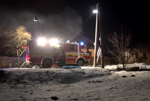 Požiar domu v Kazimíre