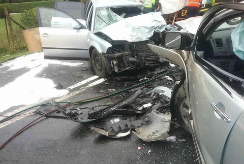 Čelná zrážka pri Giraltovciach