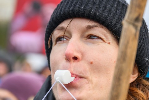 Protest proti návšteve premiéra Roberta Fica v Moskve