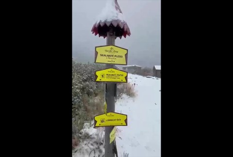 Prvý tohtoročný sneh