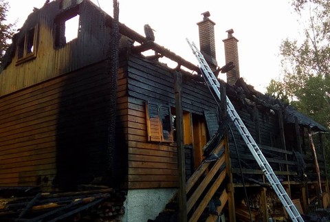 Požiar, Terchová, chata