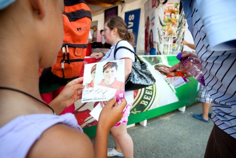 Olympionici magio Pláž autogramiáda fanúšik podpiskarta