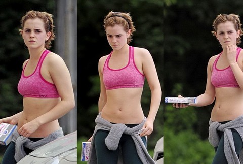 Kráska Emma Watson ukázala bruško