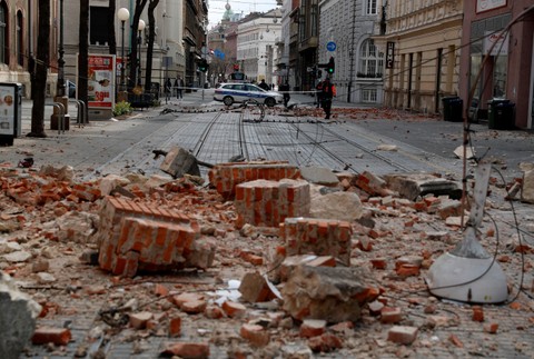 Zemetrasenie v Chorvátsku