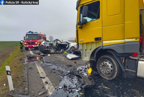 Dopravná nehoda Trebišov 
