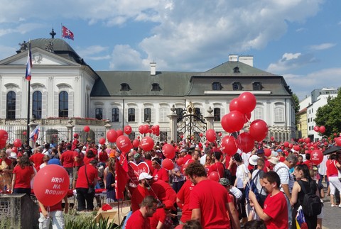 Hrdí na rodinu v Bratislave 