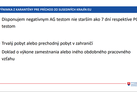 Zmeny na hraniciach, výnimky