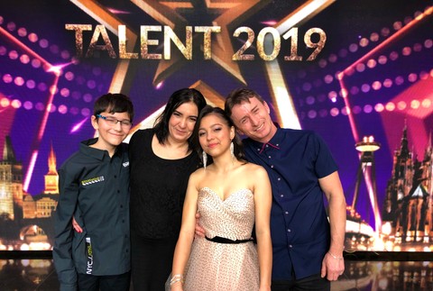 Víťazka šou Česko Slovensko má talent 2019 - Margaréta Ondrejková s rodinou