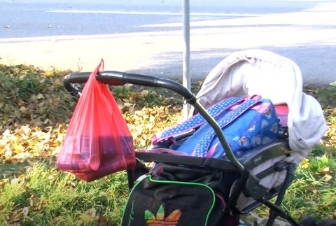 Kočík na mieste nehody 