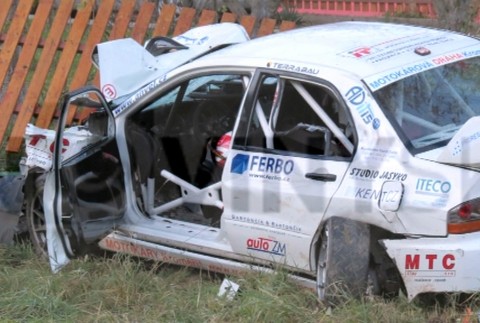 RallyShow Uherský Brod Česko rely tragédia havária nehoda pretekársky automobil