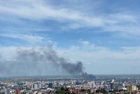 Požiar v Poddunajských Biskupiciach