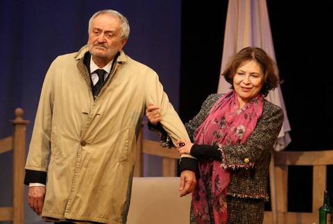 Emilia Vasaryova a Milan Lasica