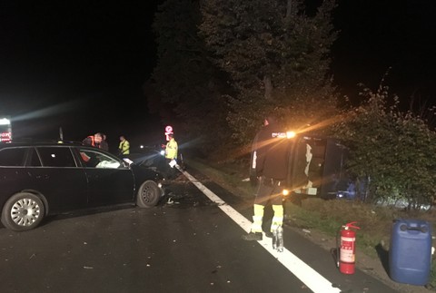 Čelná zrážka pri Vranove nad Topľou