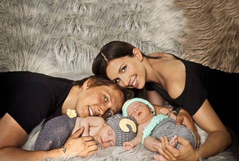 Peter Cmorik s rodinou