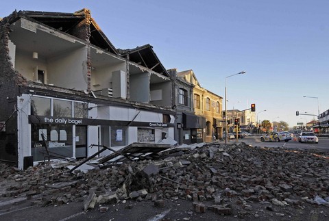 novy zeland zemetrasenie znicene domy 2