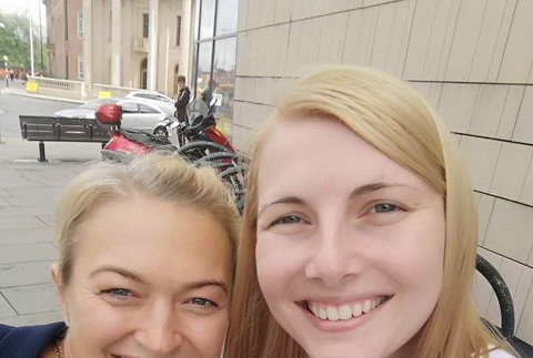 Sophia Myles s fanúšičkou