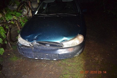 vozidlo 23- ročného mladíka