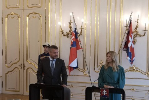 Peter Pellegrini u Zuzany Čaputovej 