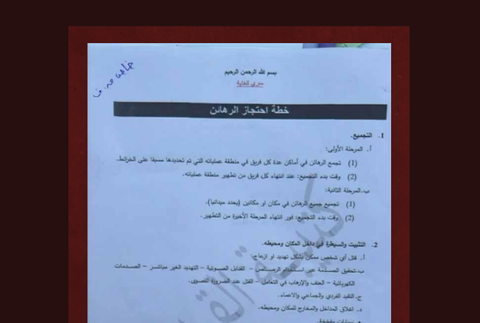 Abduction Manual Found on the Bodies of Hamas Terrorists (2)