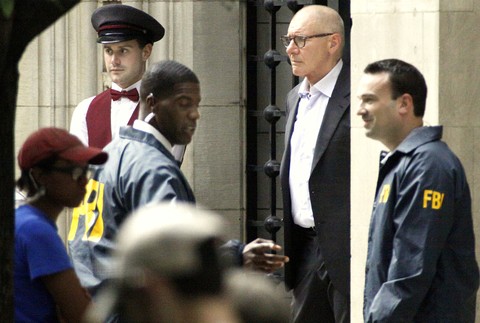 Harrison Ford herec nakrúcanie filmu Paranoja