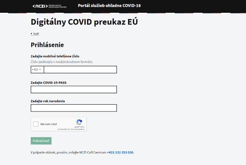 žiadosť o certifikát_ druhý krok