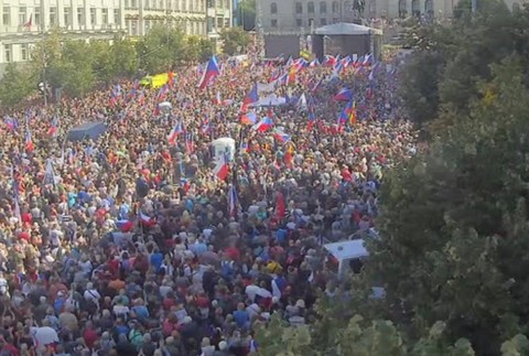 protesty praha 2