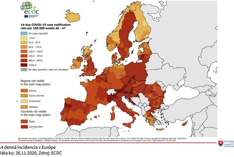 Aktuálna protiepidemiologická situácia 4.12.