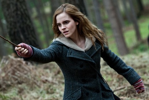 Herečka Emma Watson ako Hermiona Grangerová z Harryho Pottera